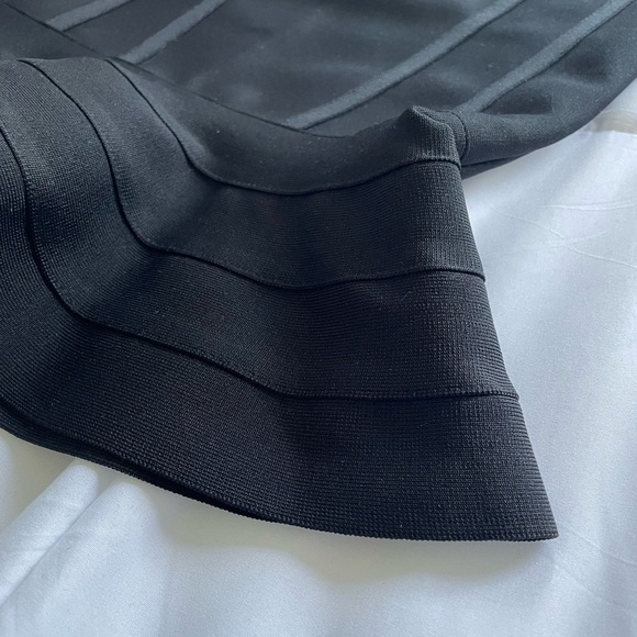 Elegant Black Bodycon mermaid cocktail Dress - Picture 9 of 9